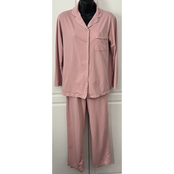 Uniqlo Airism Long Sleeve Pajama Set in Pink Size XS - Picture 1 of 11